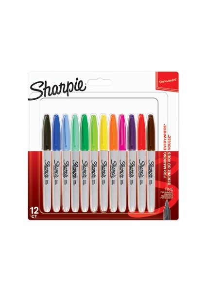 4 Adet Sharpie Kalem Permanent Markör 12'li Paket fiyatları