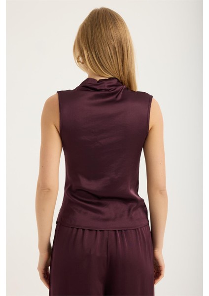 Kolsuz Sol Yanı Drapeli Bluz indirimleri