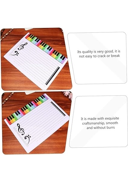 3 Adet Müzik Notasyonu Tahtası Taşınabilir Tahta Müzik Pratiği Için Silinebilir Beyaz Tahtalar Sınıflar Için fiyatları