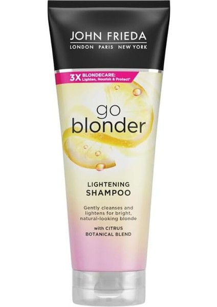 3 Adet John Frıeda Sheer Blonde Go Blonder Sarı Saçlara Özel Işıltı Veren Şampuan fiyatları