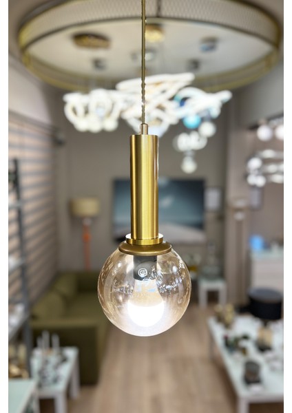 Golden Balll Slim Honey Yellow Cam Avize fiyatları