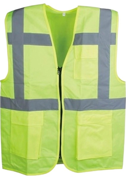 Reflektörlü Mühendis Yeleği (Sarı)