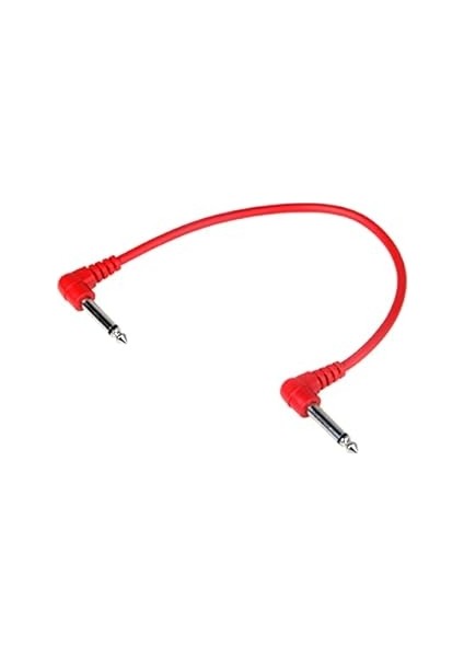 6 Adet Renkli Gitar Patch Kabloları Gitar Efekt Pedalları Için Açılı fırsatları