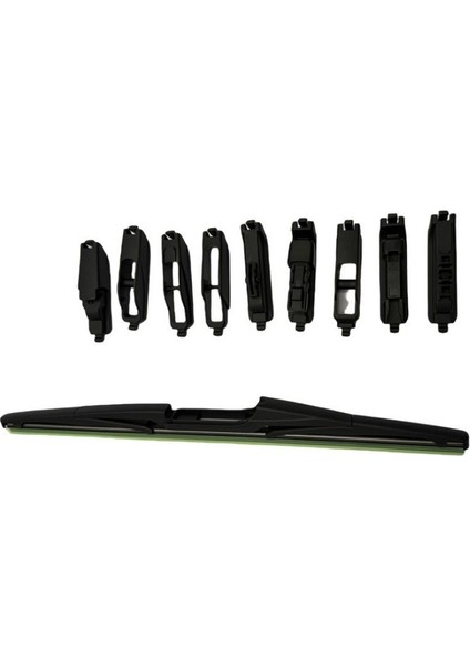 9 Aparatlı Hibrit Arka Silecek Kilitli Model 35 cm / Cası9-35