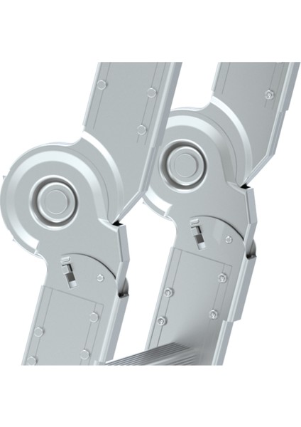 - Skypratix Fonksiyonel Alüminyum Kırmalı Katlanır Merdiven 2x6