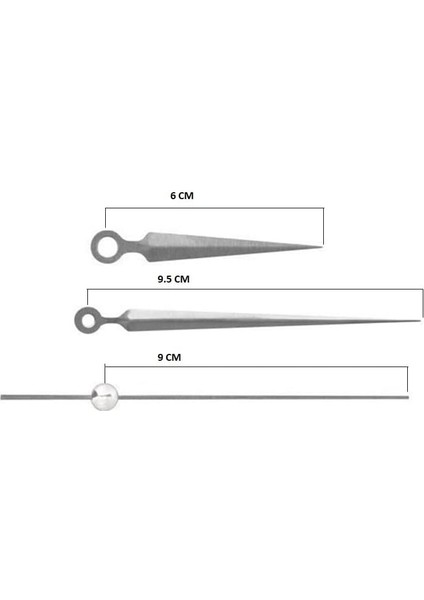 Saat Mekanizması, 1 Adet 16 mm Uzun Set Sessiz Duvar Saati Mekanizması Askısız EXIZNM524 modelleri