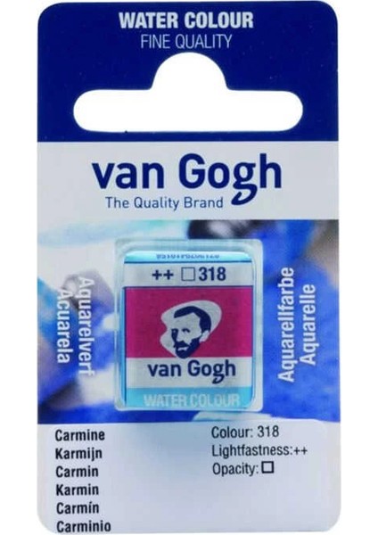 Van Gogh 1/2 Tablet Sulu Boya 318 Carmine