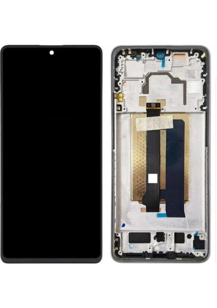 Xiaomi Uyumlu Poco X6 Pro 5g LCD Ekran Dokunmatik Siyah Çıtalı Servis