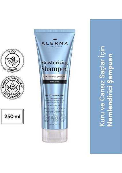 2 Adet Alerma Nemlendirici Şampuan 250 ml