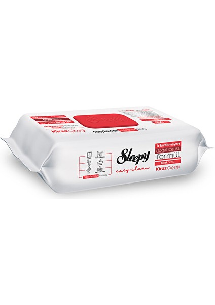 2 Adet Sleepy Yüzey Temizlik Havlusu Kiraz Çiçeği 100'LÜ