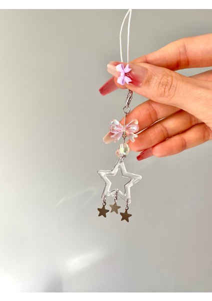 Yıldızlı Hologramlı Phone Charm fırsatları