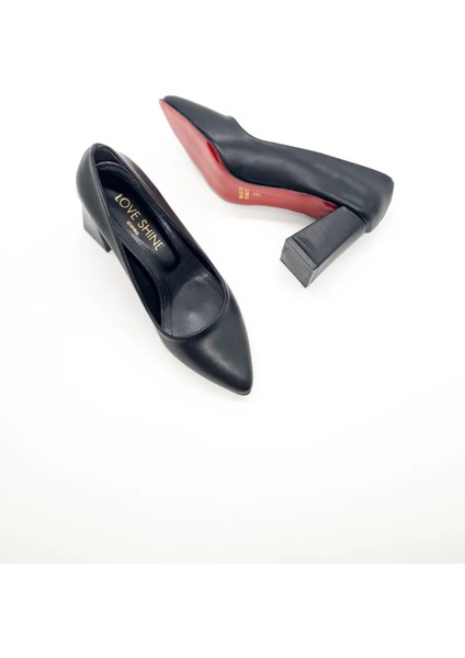 Alissa Stiletto Kadın Kalın Topuk Zarif Tasarım modelleri