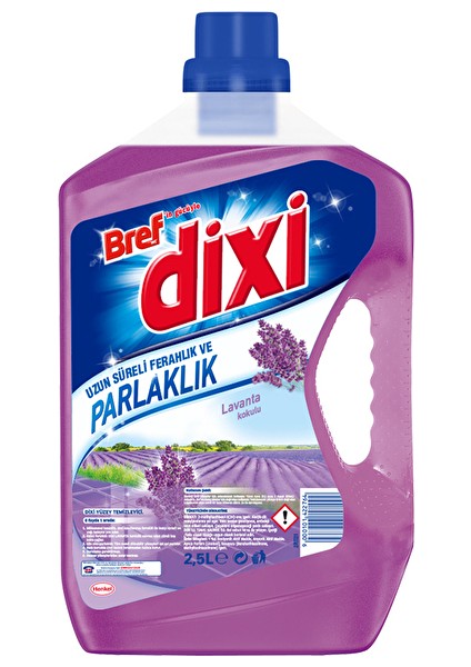 4 Adet Dixi Yüzey Temizleyici 2,5 L Yüzey Temizleyici Lavanta