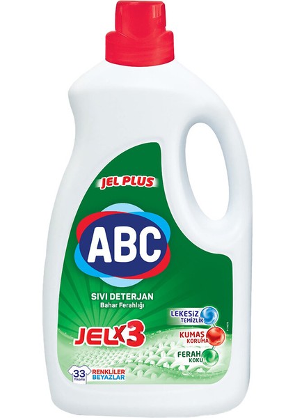 3 Adet Abc Sıvı Deterjan 2145 ml Renkli Beyaz 33 Yıkama fiyatları