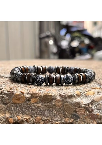 Akik ve Hematit Doğal Taş Bileklik fiyatları