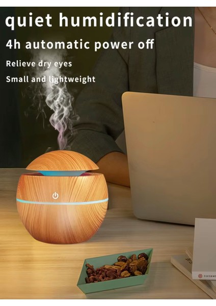 Küre Hava Nemlendirici Humidifer 7 Renk Rgb Gece Lambası Bebek ve Çocuk Odaları Için Menlendirici