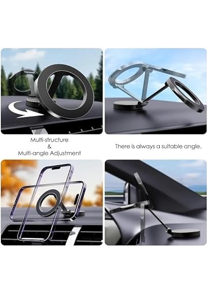 Manyetik Araç Içi Telefon Tutucu[süper Mıknatıs]titreşime Dayanıklı Magsafe ile Uyumlu Ayarlanabilir Araç Telefonu Tutucu,iphone 15 14 13 Pro Max ve Diğer Akıllı Telefonlarla Uyumlu indirimleri