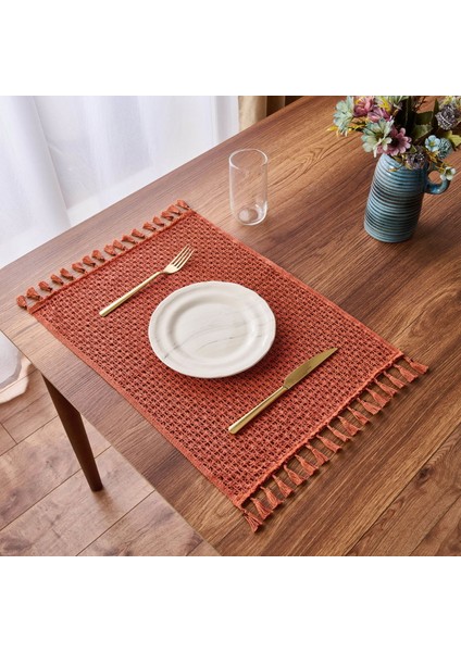 Soft Santa 2'li Amerikan Servis - Kiremit - 30X55 cm