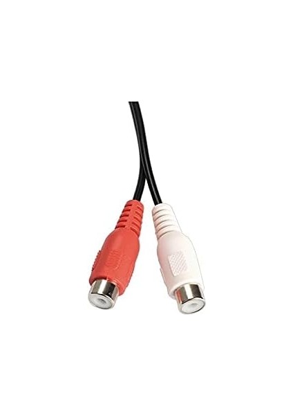 4227 3.5mm Stereo Erkek Dişi 2rca Tos Ses Kablo Çevirici Adaptör, Siyah fırsatları