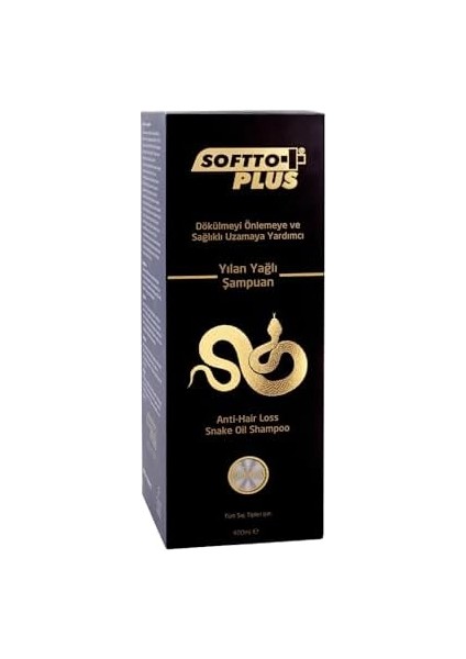 Softto Plus Yılan Yağlı Şampuan 400 ml