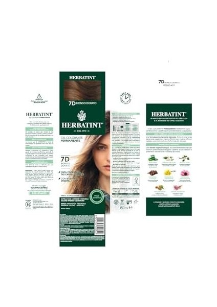 Herbatint 7d Blond Dore Altın Sarısı Saç Boyası, 135 ml fiyatları