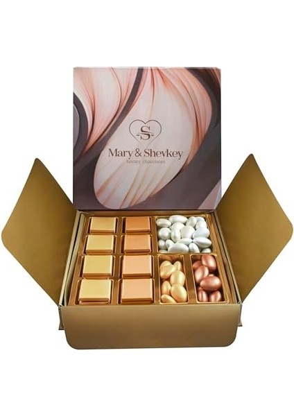 Mary & Shevkey Kadim Ağaç Luxury Hediyelik Spesiyal Çikolata Premium Kalite Çikolata Özel Tasarım Kutulu Madlen modelleri