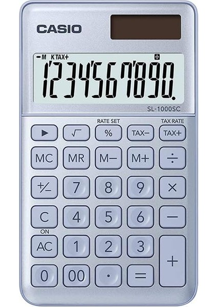 SL-1000SC-BU 10 Hane Mavi Hesap Makinesi