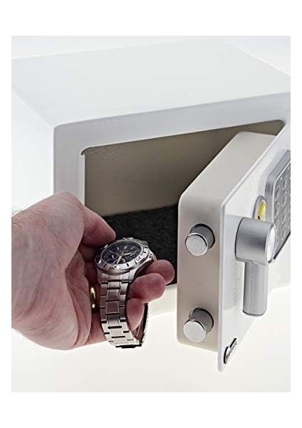 Mini Boy Kollu Kasa - YSV/170/DB1/W - - 16MM Çapında 2 Adet Kilitleme - 3,8 Litre Kapasite - 17 x 23 x 17 cm - Beyaz fiyatları