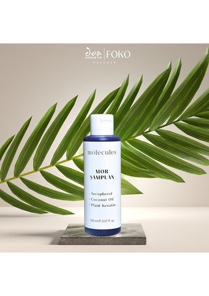 Doa Kozmetik Mor Şampuan (150ML) - Turuncu ve Sarı Tonları Nötralize Edici