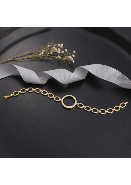 Gümüş Çeyrek Takılabilen Altın Kaplama Kadın Bileklik fiyatları