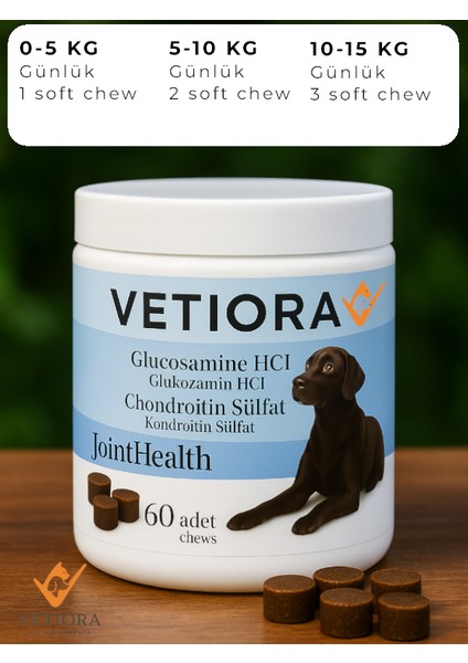 Köpek Kas ve Eklem Güçlendirici Glukozamin, Kondroitin, Msm, Hyaluronik, Ödül Maması Formunda 150 gr fırsatları