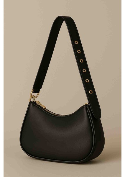 Kadın Suni Deri Siyah Omuz Çantası fiyatları