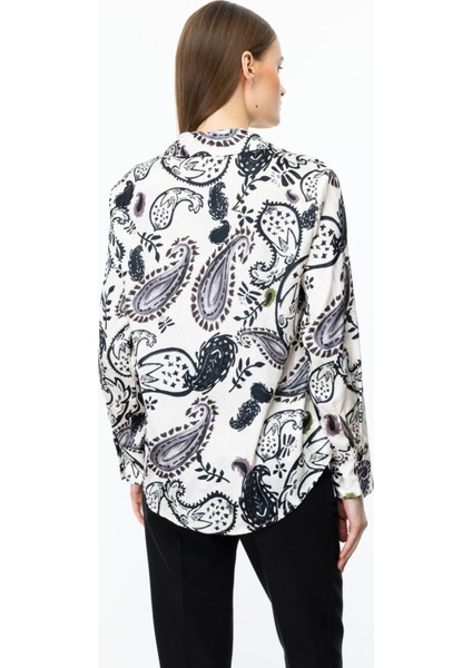 54407 Onteks Desenli Saten Gömlek fırsatları