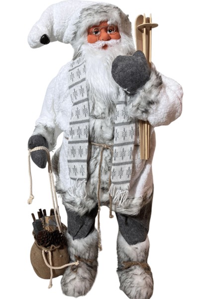 Santa Claus 1 Metre Noel Baba Muhteşem Detaylı Yılbaşı Süsü Christmas Decor Indoor And Outdoor