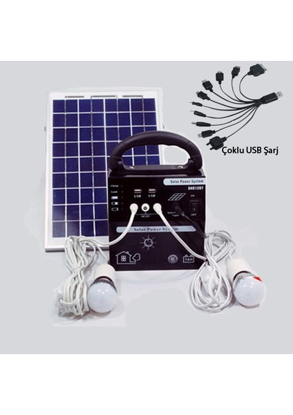 Savex Solar Jeneratör Aydınlatma Sistemi (SHS1207H)