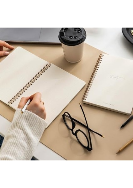 Siyah Karton Kapak 70 Yaprak 110 Gram Noktalı Not Defteri fiyatları