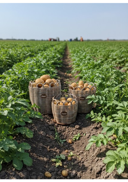 Raddancore Premium Üçlü Patateslik/patates Sepeti Seti fırsatları