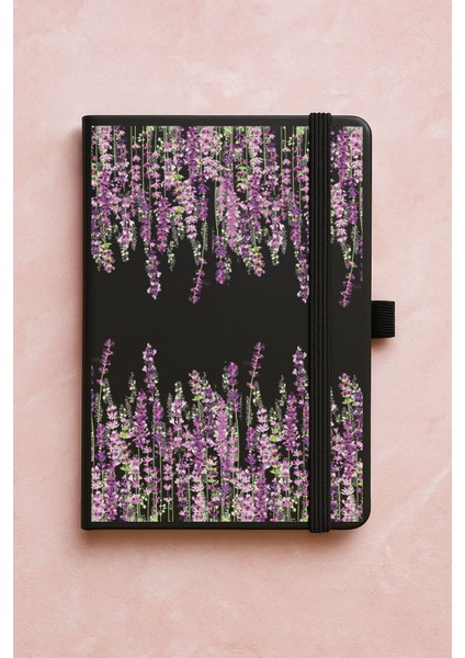 Promosyon Tarihsiz Premium Termo Defter Desenli 192 Yaprak - Lavender