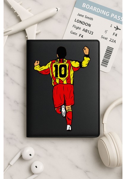 Tüm Ülke Pasaportları Için Siyah Vinleks Deri Pasaport Kılıfı Kabı Hagi