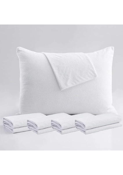 Home 2'li Su Geçirmez Yastık Alezi – Fermuarlı 50×70 cm Yastık Kılıfı, Suya ve Toza Dayanıklı, Yıkanabilir Havlu Yastık Koruyucu, Hipoalerjenik Yastık Alezi