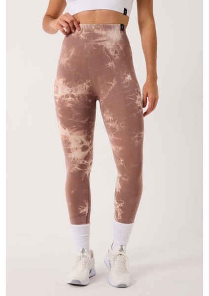 Spor Tayt Batik Desenli Dikişsiz Esnek ve Toparlayıcı Push Up Kadın Tayt modelleri