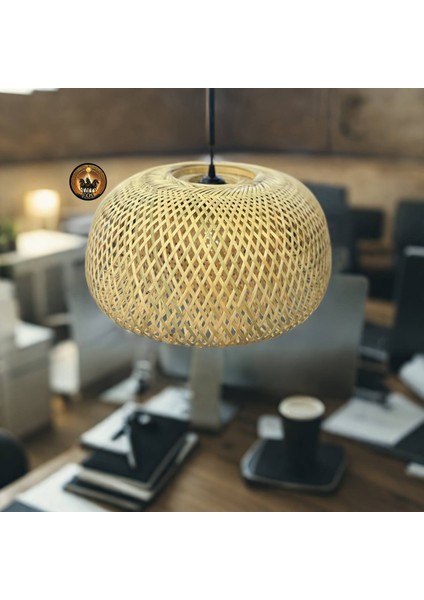 Rio Bambu Avize Çap: 40 CM Işığın Festivali ve Canlılığın Dansı modelleri