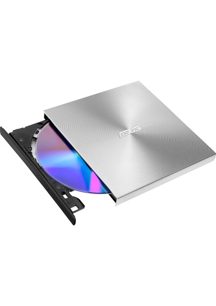 Asus ZENDRIVE-U8M SDRW-08U8M-U Harici Ultra Ince DVD Yazıcı, M-Disc, USB Type-C, Gümüş