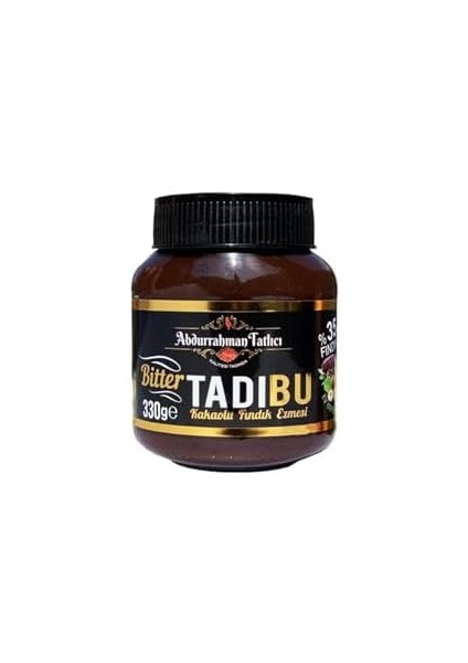 Abdurrahman Tatlıcı Tadıbu Bitter Kakaolu Fındık Ezmesi 330G
