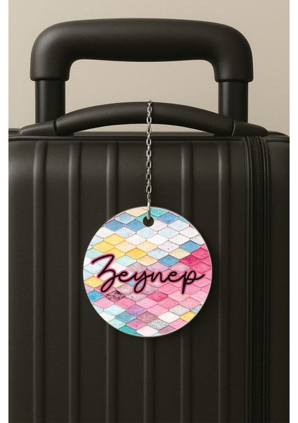 Kişiye Özel Isim Soyisim Kelime Yazılı Pleksi Bavul Etiketi Valiz Etiketi Isim 13