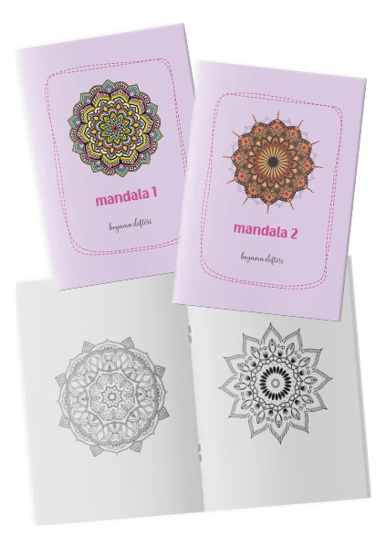Mandala Boyama Kitabı 2'li Set