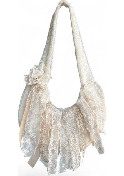 Dantelli Çiçekli Tasarım Kol Çantası fiyatları