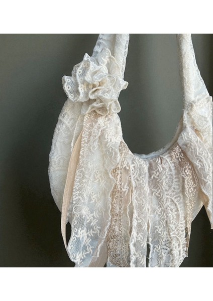 Dantelli Çiçekli Tasarım Kol Çantası modelleri