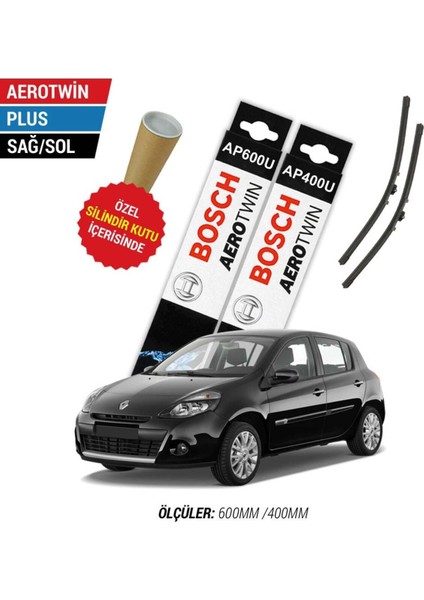 Renault Clio 3 2006 Model Silecek Takımı Ön Bosch Aerotwin Plus