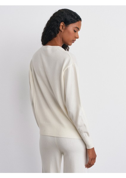 10633 Bisiklet Yaka Yünlü Basic Triko Kazak fiyatları